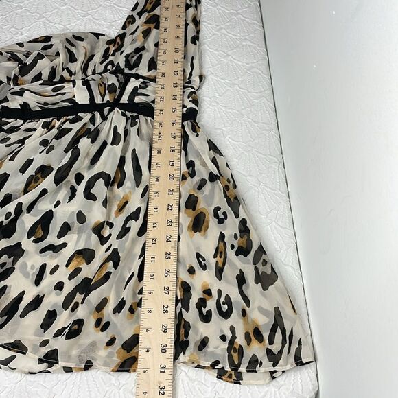 Victoria’s Secret Leopard Print Sleeveless Baby Doll Flowy mini dress Y2K size 0 - Picture 13 of 13